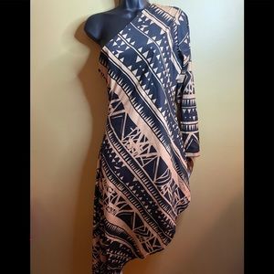 Order Plus - One Shoulder Dress